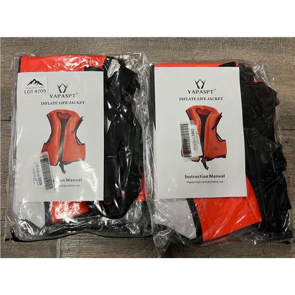 *NEW* Lot of 2 Inflatable Life Jackets