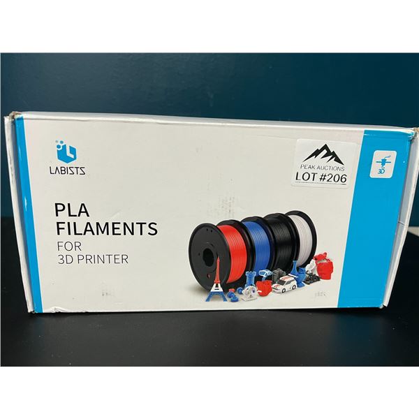 *NEW* Lot of 1 PLA Filaments for 3D Printers (4pack)