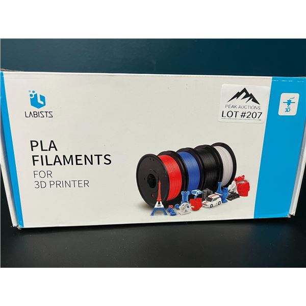 *NEW* Lot of 1 PLA Filaments for 3D Printers (4pack)