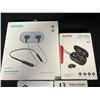 Image 3 : *NEW* Lot of 4 Assorted Wireless Bluetooth Earbuds