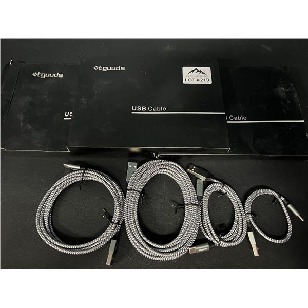 *NEW* Lot of 3 Boxes USB-C Braided Cables (4pcs per box)