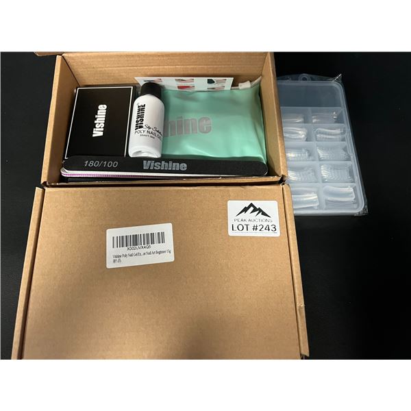 *NEW* Lot of 2 Vishine Poly Gel Nail Extension Kits