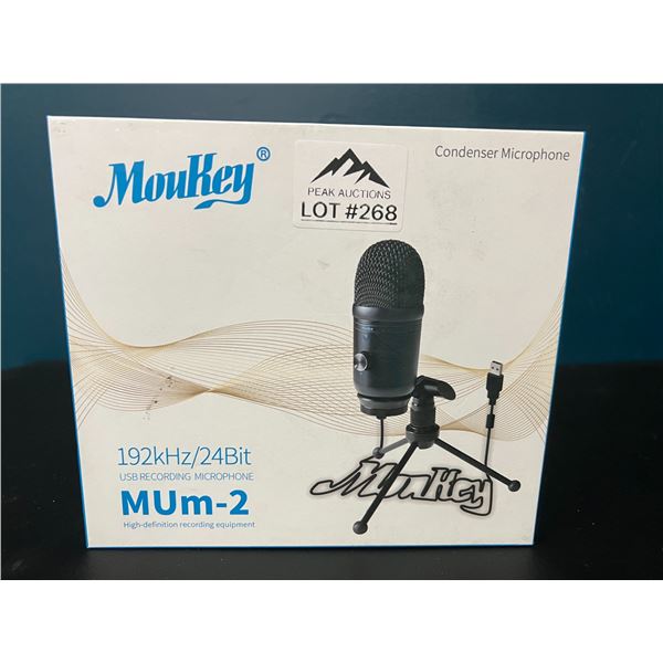 *NEW* Lot of 1 Moukey Condenser USB Recording Microphone