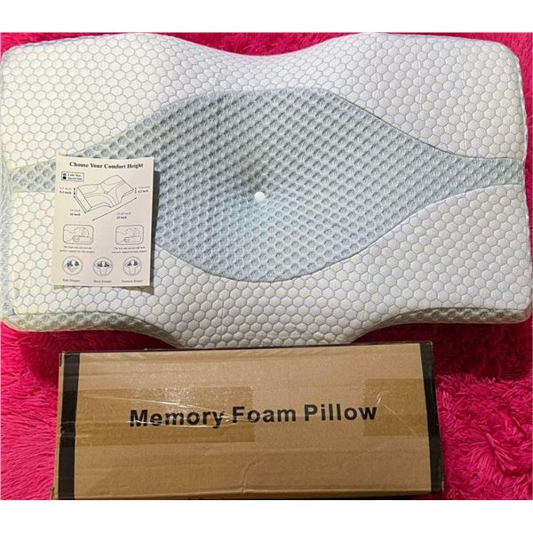 *NEW* Lot of 2 Contour Memory Foam Pillows