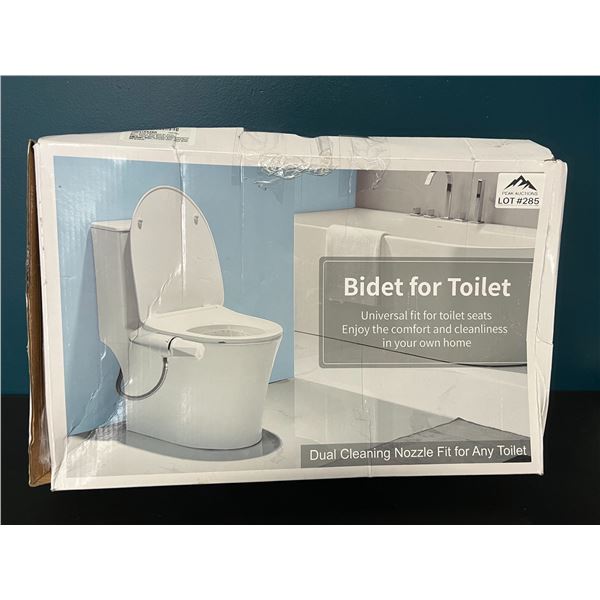 *NEW - DAMAGED BOX* Lot of 1 Bidet for Toilet