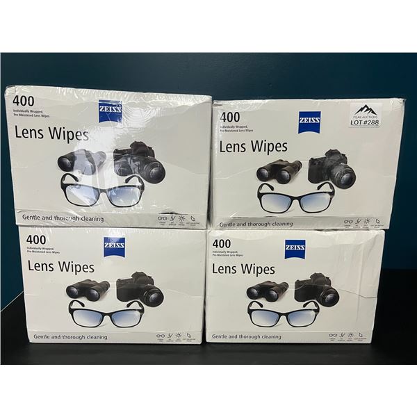 *NEW* Lot of 4 Boxes of Lens Wipes (400PCS per Box)