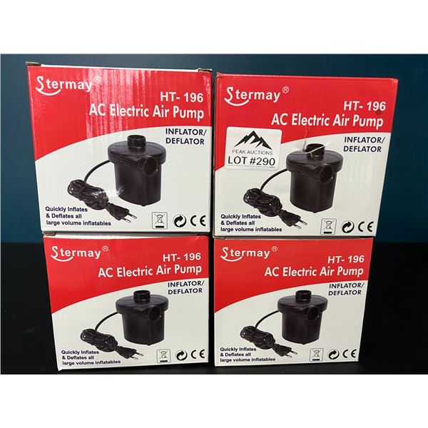 *NEW* Lot of 4 Electric Air Pumps