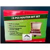 Image 1 : *NEW* Lot of 1 Router Bit Set (15pcs)