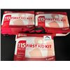 Image 1 : *NEW* Lot of 3 First Aid Kits (115pcs)