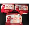 Image 1 : *NEW* Lot of 3 First Aid Kits (115pcs)