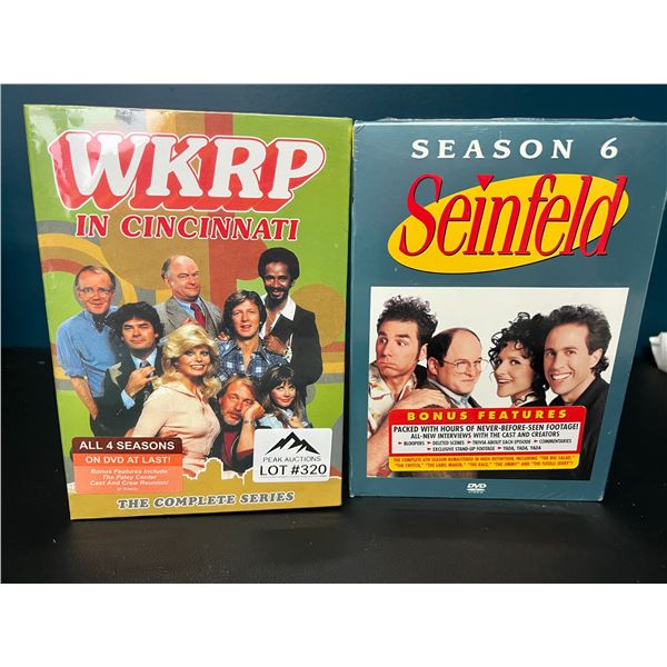*NEW* Lot of 2 DVD Box Sets (Seinfeld & WKRP In Cincinnati)