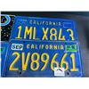 Image 3 : *USED* Lot of 4 Assorted License Plates (California & Walt Disney)