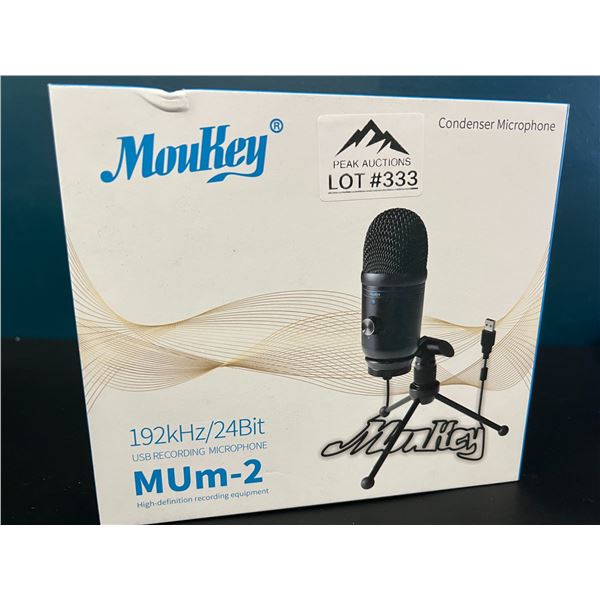 *NEW* Lot of 1 Moukey Condenser USB Recording Microphone