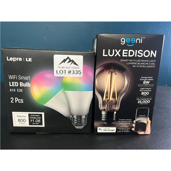 *NEW* Lot of Assorted Smart WiFi LED Bulbs (2pack + 1pack)