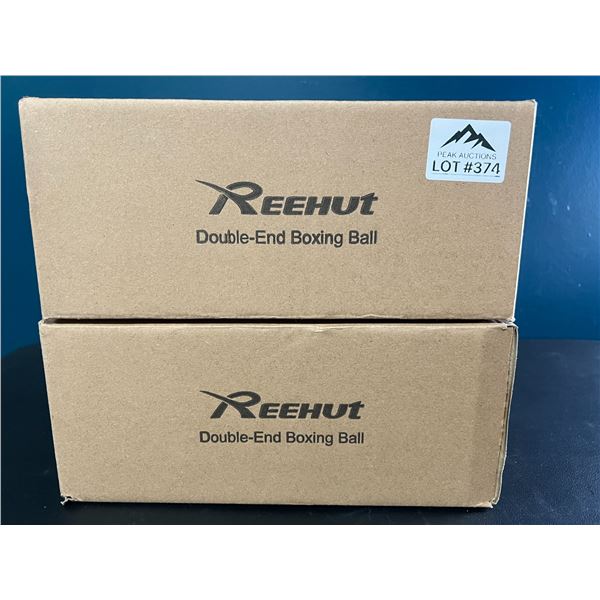 *NEW* Lot of 2 Reehut Double-End Boxing/Punching Balls