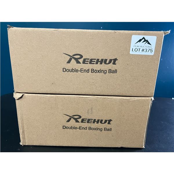 *NEW* Lot of 2 Reehut Double-End Boxing/Punching Balls