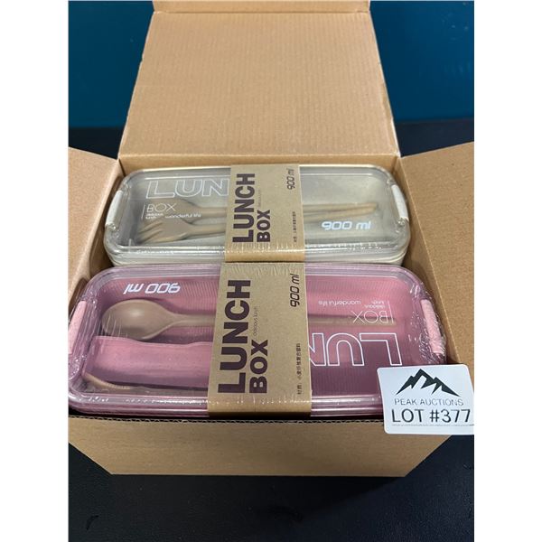 *NEW* Lot of 2 Lunch Box Sets