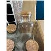 Image 2 : *NEW* Lot of 12 Glass Jars w/ Chalkboard Labels