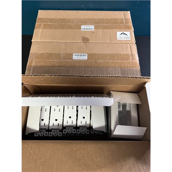 *NEW* Lot of 3 Boxes of Wall Outlets & Plates (10pcs per box)