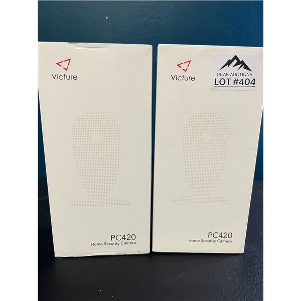 *NEW* Lot of 2 Victure PC420 Home Security Cameras