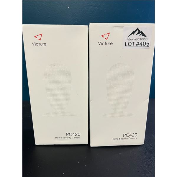 *NEW* Lot of 2 Victure PC420 Home Security Cameras