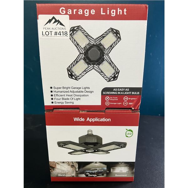 *NEW* Lot of 2 LED Garage Lights