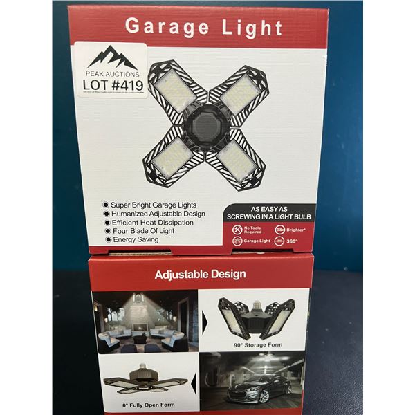 *NEW* Lot of 2 LED Garage Lights