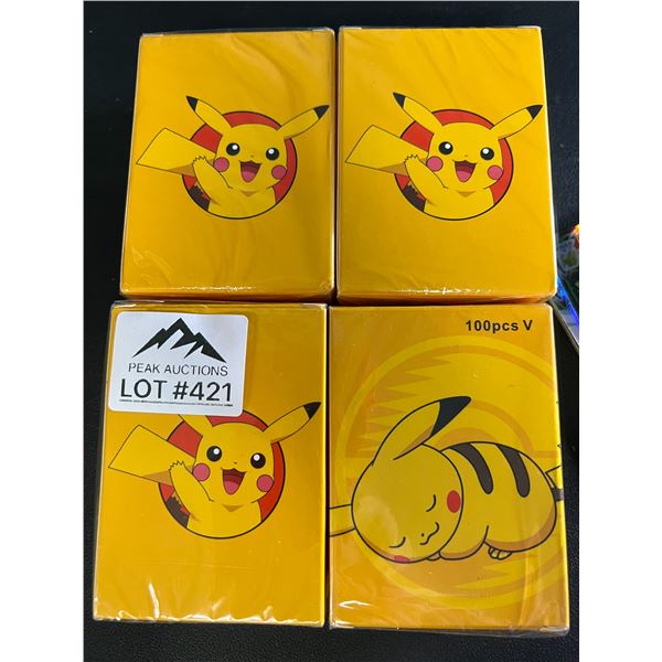 *NEW* Lot of 4 Packs of Fan Art Pokemon Cards