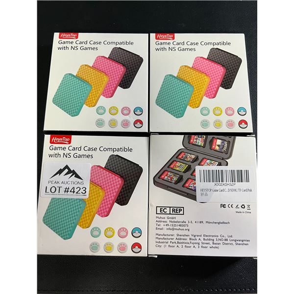 *NEW* Lot of 4 Game Card Cases for Nintendo Switch Games