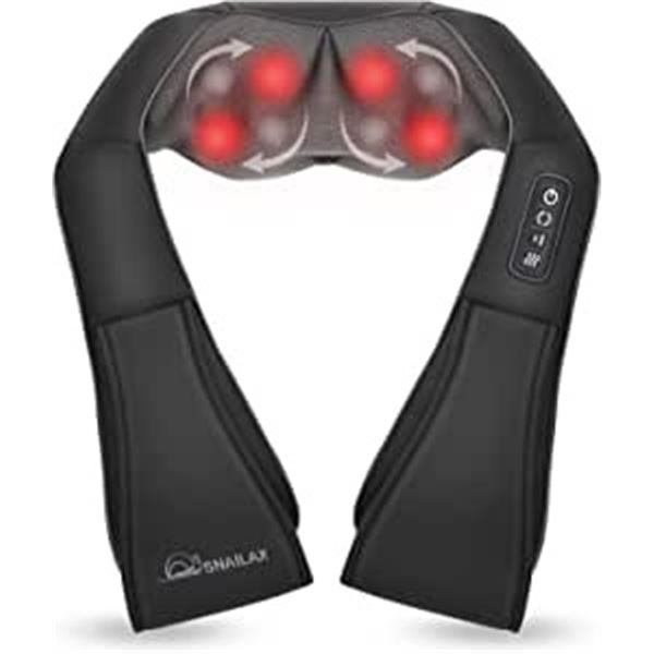 *NEW* Lot of 1 Snailax Neck & Shoulder Shiatsu Massage with Heat
