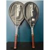 Image 1 : *USED* Lot of 2 Wilson Tennis Racquets w/ Covers