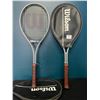 Image 2 : *USED* Lot of 2 Wilson Tennis Racquets w/ Covers
