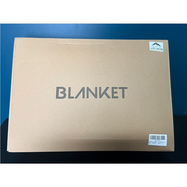 *NEW* Lot of 1 Queen Size Starry Plush Blanket (90x90inch) - Ginger Colour