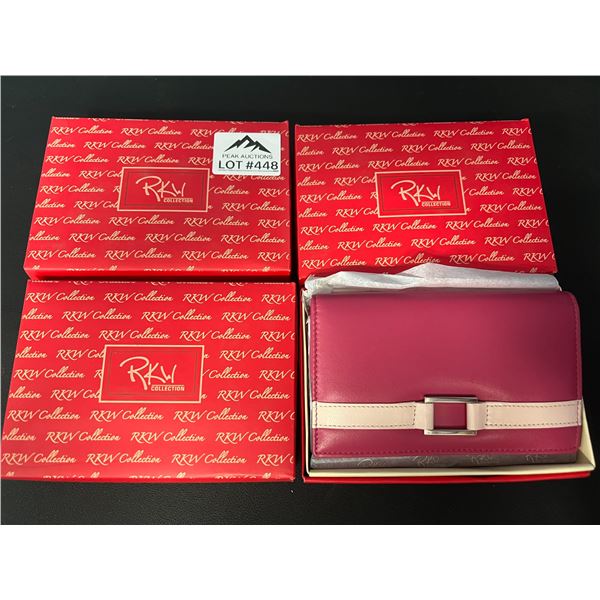 *NEW* Lot of 4 Women's Wallets (Pink)