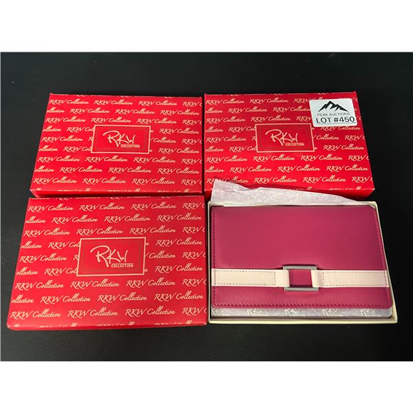 *NEW* Lot of 4 Women's Wallets (Pink)