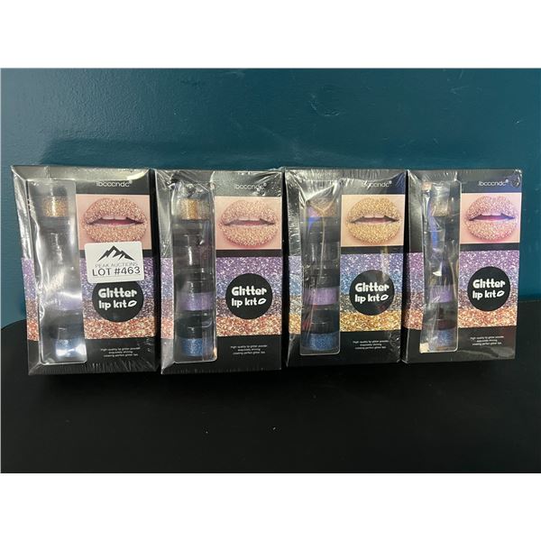 *NEW* Lot of 4 Glitter Lip Beauty Kits