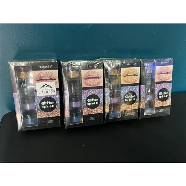 *NEW* Lot of 4 Glitter Lip Beauty Kits