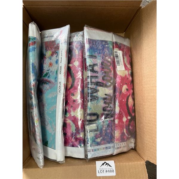 *NEW* Lot of 16 Diamond Art Painting Kits/Diamond Dots (Assorted)