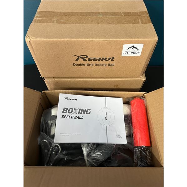 *NEW* Lot of 3 Reehut Double-End Boxing/Punching Balls