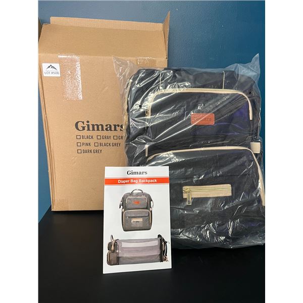 *NEW* Lot of 1 Gimars Diaper Bag Backpack