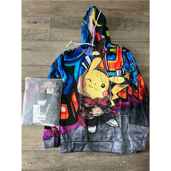 *NEW* Lot of 2 Pikachu Youth Hoodies/Pullovers