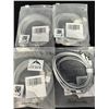 Image 1 : *NEW* Lot of 4 Packs iPhone/Lightning Chargers (3pcs per pack)