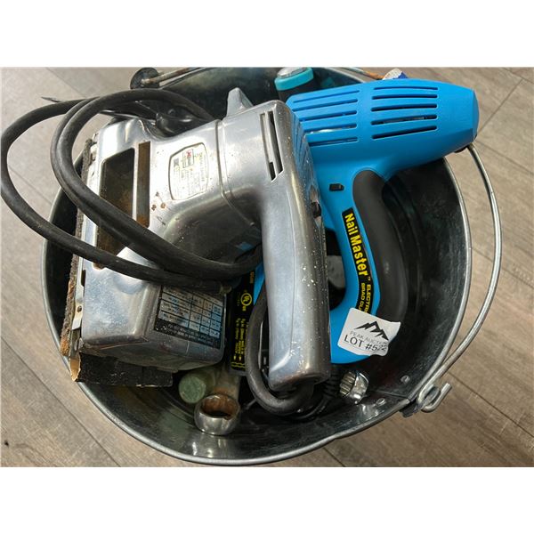 *USED* Lot of 1 Bucket of Assorted Tools