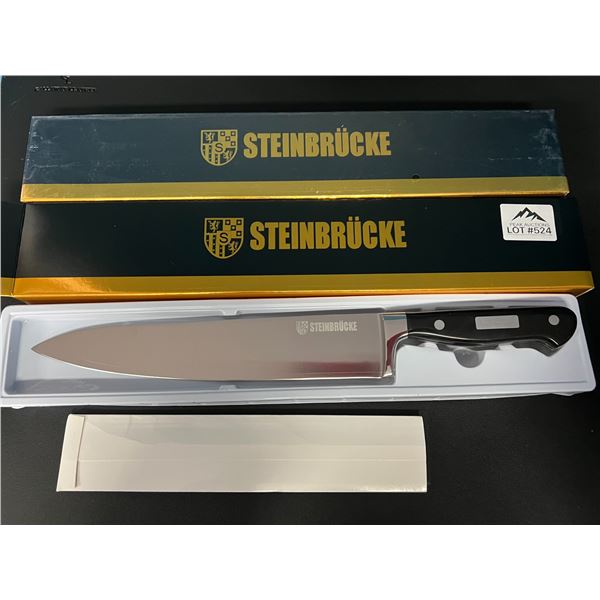 *NEW* Lot of 2 Steinbrucke 10 Inch Forged Kitchen Chef Knives