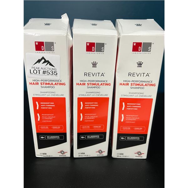 *NEW* Lot of 3 Revita High-Performance Hair Stimulating Shampoo