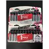 Image 1 : *NEW* Lot of 2 Energizer AA Batteries (24 per pack!)