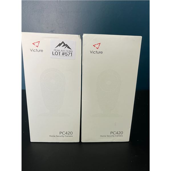 *NEW* Lot of 2 Victure PC420 Home Security Cameras