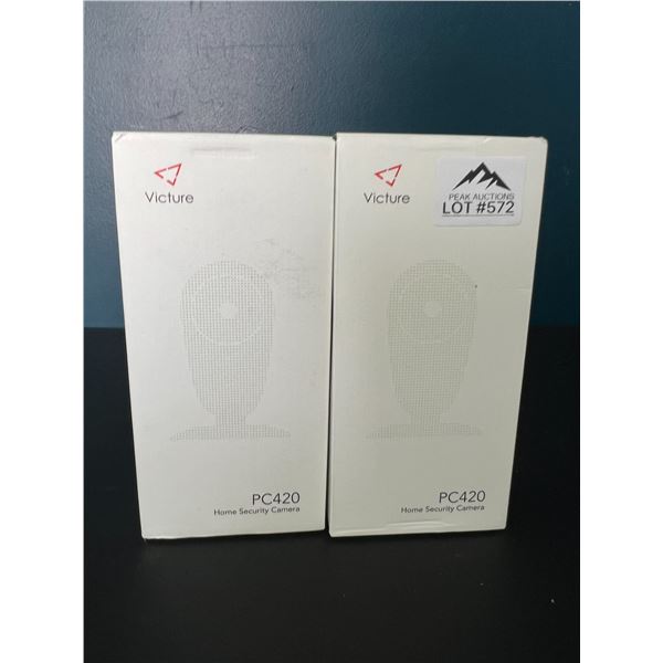 *NEW* Lot of 2 Victure PC420 Home Security Cameras