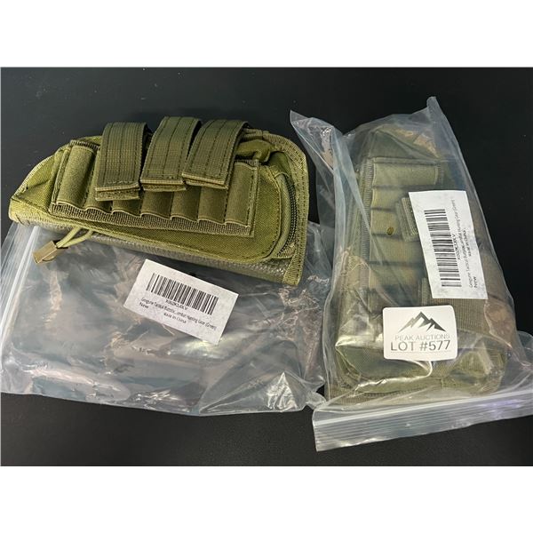 *NEW* Lot of 3 Tactical Buttstocks/Ammo Shell Holders
