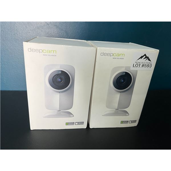 *NEW* Lot of 2 Deepcam Wifi Home Security Cameras